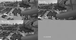 Установка систем видеонаблюдения на парковке в Старой Руссе в октябре